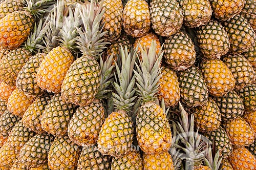  Subject: Pineapple sold in Ver-o-Peso Market / Place: Belem city - Para state (PA) - Brazil / Date: 10/2010 