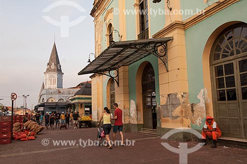 Subject: View of Ver-o-Peso Market in the background / Place: Belem city - Para state (PA) - Brazil / Date: 10/2010 
