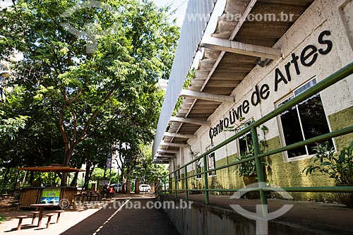  Subject: Facade of Free Center of Arts of Bosque Buritis / Place: Goiania city - Goias state (GO) - Brazil / Date: 05/2014 
