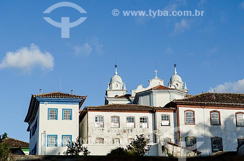  Subject: View of towers the Santo Antonio Metropolitan Cathedral / Place: Diamantina city - Minas Gerais state (MG) - Brazil / Date: 06/2012 