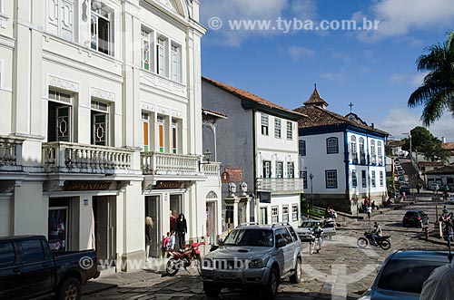  Subject: Colonial House in Macau do Meio Street / Place: Diamantina city - Minas Gerais state (MG) - Brazil / Date: 06/2012 