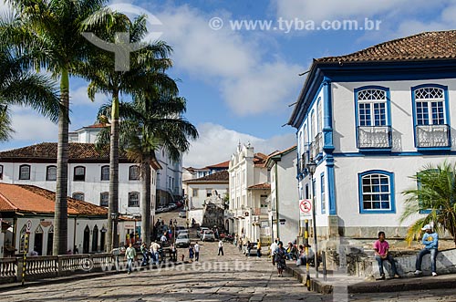 Subject: Old building in the Forum the right with Macau do Meio Street in the background / Place: Diamantina city - Minas Gerais state (MG) - Brazil / Date: 06/2012 