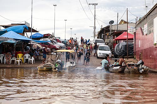  Subject: Street in the center of Porto Velho city flooded due to Madeira River / Place: Porto Velho city - Rondonia state (RO) - Brazil / Date: 04/2014 