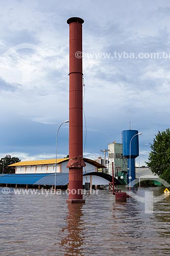  Subject: Street in the center of Porto Velho city flooded due to Madeira River / Place: Porto Velho city - Rondonia state (RO) - Brazil / Date: 04/2014 