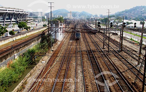  Subject: Train of Central do Brasil railroad / Place: Maracana neighborhood - Rio de Janeiro city - Rio de Janeiro state (RJ) - Brazil / Date: 05/2014 