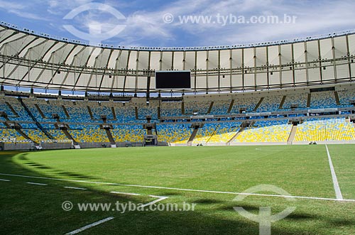  Subject: Inside of Journalist Mario Filho Stadium (1950) - also known as Maracana / Place: Maracana neighborhood - Rio de Janeiro city - Rio de Janeiro state (RJ) - Brazil / Date: 05/2014 