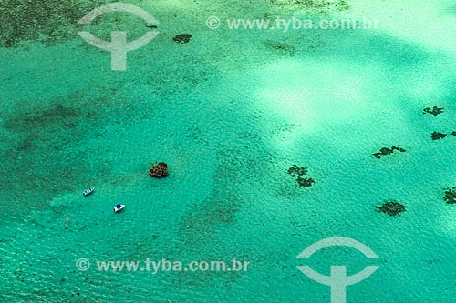  Subject: Aerial photo of boats - littoral of Mauritius / Place: Mauritius - Africa / Date: 11/2012 