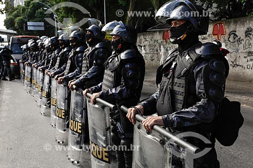  Subject: Riot police of Military Police / Place: Lapa neighborhood - Rio de Janeiro city - Rio de Janeiro state (RJ) - Brazil / Date: 06/2014 