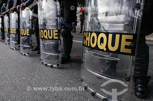  Subject: Riot police of Military Police / Place: Lapa neighborhood - Rio de Janeiro city - Rio de Janeiro state (RJ) - Brazil / Date: 06/2014 