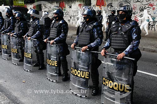  Subject: Riot police of Military Police / Place: Lapa neighborhood - Rio de Janeiro city - Rio de Janeiro state (RJ) - Brazil / Date: 06/2014 