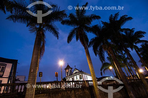  Subject: Night view of Sao Francisco de Assis Church / Place: Diamantina city - Minas Gerais state (MG) - Brazil / Date: 06/2012 