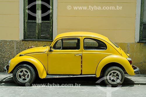  Subject: View of Fusca in Village Operaria of old employees of Confianca Factory / Place: Vila Isabel neighborhood - Rio de Janeiro city - Rio de Janeiro state (RJ) - Brazil / Date: 10/2013 