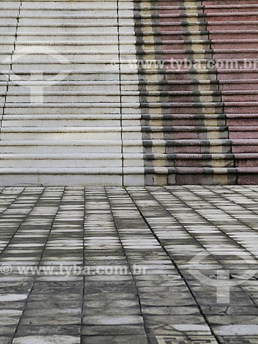  Subject: Staircase of Nossa Senhora das Dores Church (1901) / Place: Porto Alegre city - Rio Grande do Sul state (RS) - Brazil / Date: 05/2014 