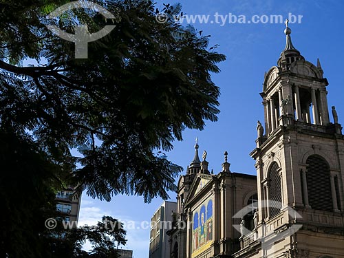  Subject: Facade of Metropolitan Cathedral of Porto Alegre (1929) / Place: Porto Alegre city - Rio Grande do Sul state (RS) - Brazil / Date: 05/2014 