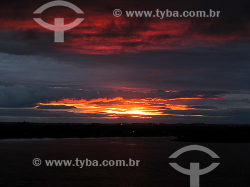  Subject: Sunset - Guaiba Lake / Place: Porto Alegre city - Rio Grande do Sul state (RS) - Brazil / Date: 05/2014 