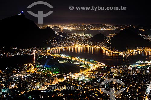  Subject: View of Lagoa neighborhood from Morro Dois Irmaos (Two Brothers Mountain) / Place: Rio de Janeiro city - Rio de Janeiro state (RJ) - Brazil / Date: 02/2014 