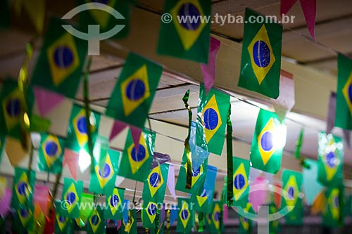  Subject: Brazilian flags - Luiz Gonzaga Northeast Traditions Centre / Place: Sao Cristovao neighborhood - Rio de Janeiro city - Rio de Janeiro state (RJ) - Brazil / Date: 05/2014 