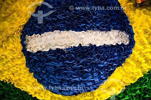  Subject: Rug of flag Brazil for sale in Luiz Gonzaga Northeast Traditions Centre / Place: Sao Cristovao neighborhood - Rio de Janeiro city - Rio de Janeiro state (RJ) - Brazil / Date: 05/2014 