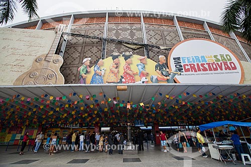  Subject: Facade of Luiz Gonzaga Northeast Traditions Centre / Place: Sao Cristovao neighborhood - Rio de Janeiro city - Rio de Janeiro state (RJ) - Brazil / Date: 05/2014 