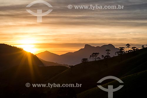  Subject: Pedra Selada at sunrise / Place: Visconde de Maua district - Resende city - Rio de Janeiro state (RJ) - Brazil / Date: 06/2014 