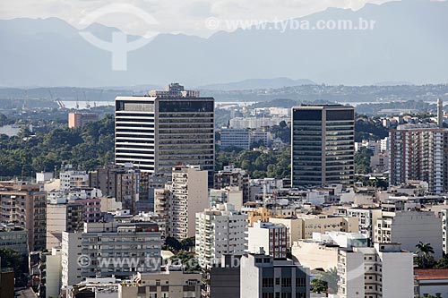  Subject: Buildings in the region of Tijuca - Building BR Distribuidora highlighted / Place: Tijuca neighborhood - Rio de Janeiro city - Rio de Janeiro state (RJ) - Brazil / Date: 07/2014 