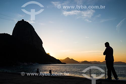  Subject: Vermelha Beach with Sugar Loaf in the background at dawn / Place: Urca neighborhood - Rio de Janeiro city - Rio de Janeiro state (RJ) - Brazil / Date: 07/2014 