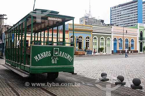  Ancient Manaus city tram - Sao Sebastiao Square  - Manaus city - Amazonas state (AM) - Brazil