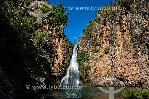  Macaquinho Waterfall - Santuario das Pedras Farm  - Alto Paraiso de de Goias city - Goias state (GO) - Brazil