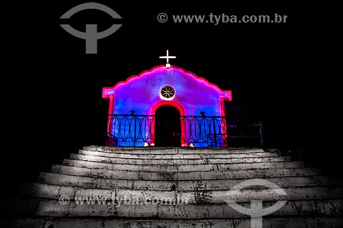  Chapel - Cueirinha Mill - Light painting  - Nazare da Mata city - Pernambuco state (PE) - Brazil