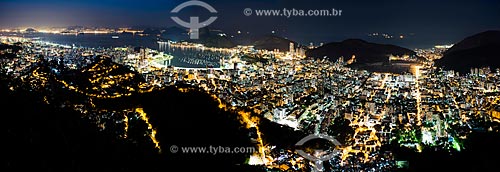  Night view of part of the south zone  - Rio de Janeiro city - Rio de Janeiro state (RJ) - Brazil