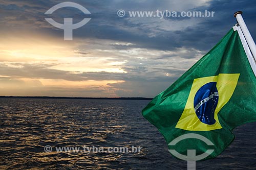  Sunset on the Amazon River  - Manaus city - Amazonas state (AM) - Brazil