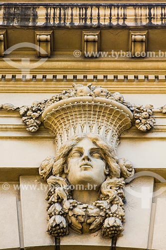  Detail of the facade of the Municipal Market  - Sao Paulo city - Sao Paulo state (SP) - Brazil