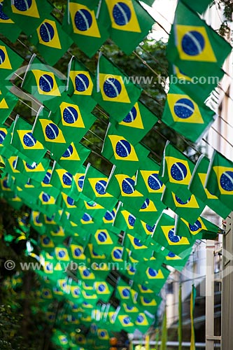  Honorio de Barros Street decorated during World Cup of Brazil  - Rio de Janeiro city - Rio de Janeiro state (RJ) - Brazil