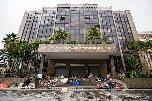  Facade of Legislative Assembly of the State of Rio de Janeiro (ALERJ)  - Rio de Janeiro city - Rio de Janeiro state (RJ) - Brazil