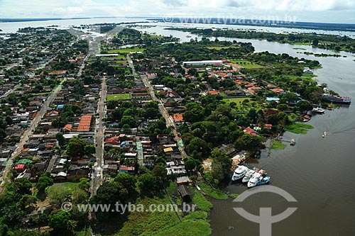  Aerial view of Parintins city  - Parintins city - Amazonas state (AM) - Brazil