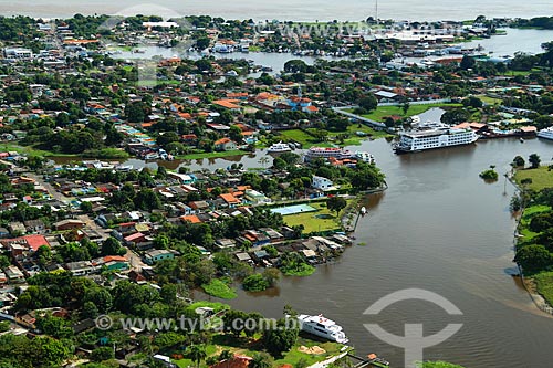  Aerial view of Parintins city  - Parintins city - Amazonas state (AM) - Brazil