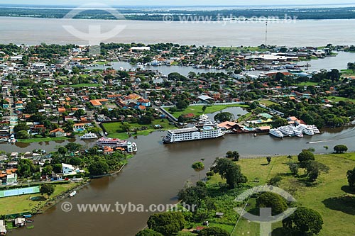  Aerial view of Parintins city  - Parintins city - Amazonas state (AM) - Brazil
