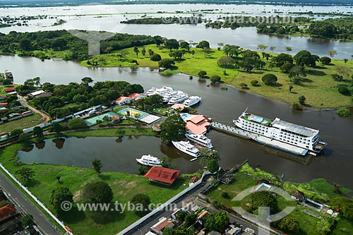  Aerial view of Parintins city  - Parintins city - Amazonas state (AM) - Brazil