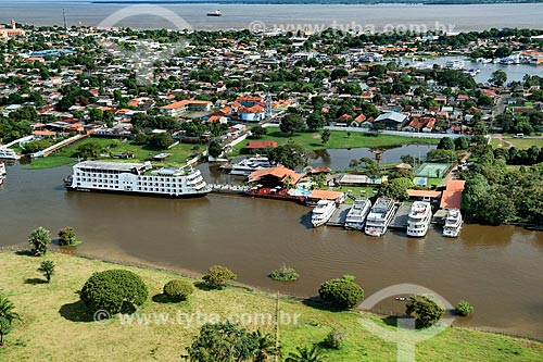  Aerial view of Parintins city  - Parintins city - Amazonas state (AM) - Brazil