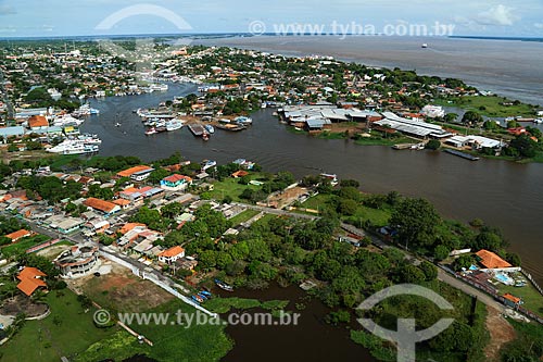  Aerial view of Parintins city  - Parintins city - Amazonas state (AM) - Brazil