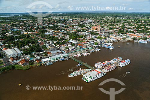  Aerial view of Parintins city  - Parintins city - Amazonas state (AM) - Brazil