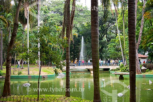  Fountain in the lake from the Republic Square  - Sao Paulo city - Sao Paulo state (SP) - Brazil