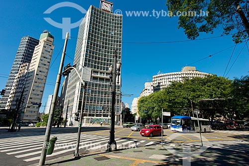  Building of the Jaragua Hotel - crossing the the Consolation street with Sao Luis Avenue  - Sao Paulo city - Sao Paulo state (SP) - Brazil