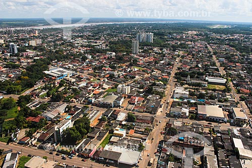  Aerial photo of Porto Velho city with the Madeira River in the background  - Porto Velho city - Rondonia state (RO) - Brazil