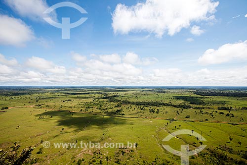  General view from Parecis Mountain Range  - Guajara-Mirim city - Rondonia state (RO) - Brazil