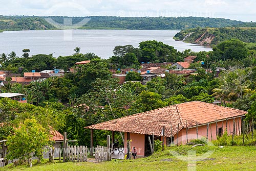  General view of Marau city with the Marau River in the background  - Marau city - Bahia state (BA) - Brazil