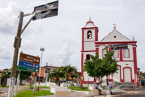  Facade of Sao Sebastiao Church  - Marau city - Bahia state (BA) - Brazil
