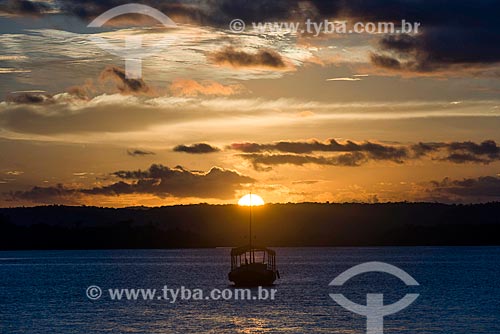  Sunset - Marau River  - Marau city - Bahia state (BA) - Brazil