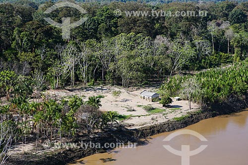  Aerial photo of houses of Cujubim community  - Porto Velho city - Rondonia state (RO) - Brazil