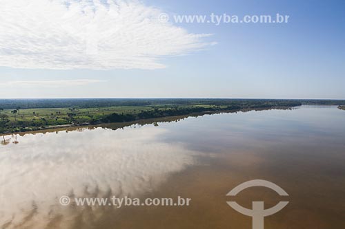  Aerial photo of Madeira River  - Porto Velho city - Rondonia state (RO) - Brazil